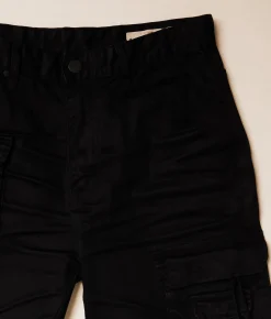 Bottoms|Shorts | Smoke Rise® Comfort Fit Cargo Stretch Short Jet Black