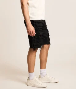 Bottoms|Shorts | Smoke Rise® Comfort Fit Cargo Stretch Short Jet Black