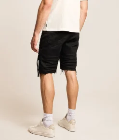 Bottoms|Shorts | Smoke Rise® Comfort Fit Cargo Stretch Short Jet Black