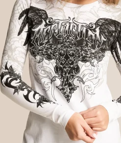 Tops | Affliction Commission T-Shirt White Reactive