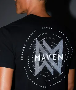 Maven Co-op Concentric T-Shirt Black Online