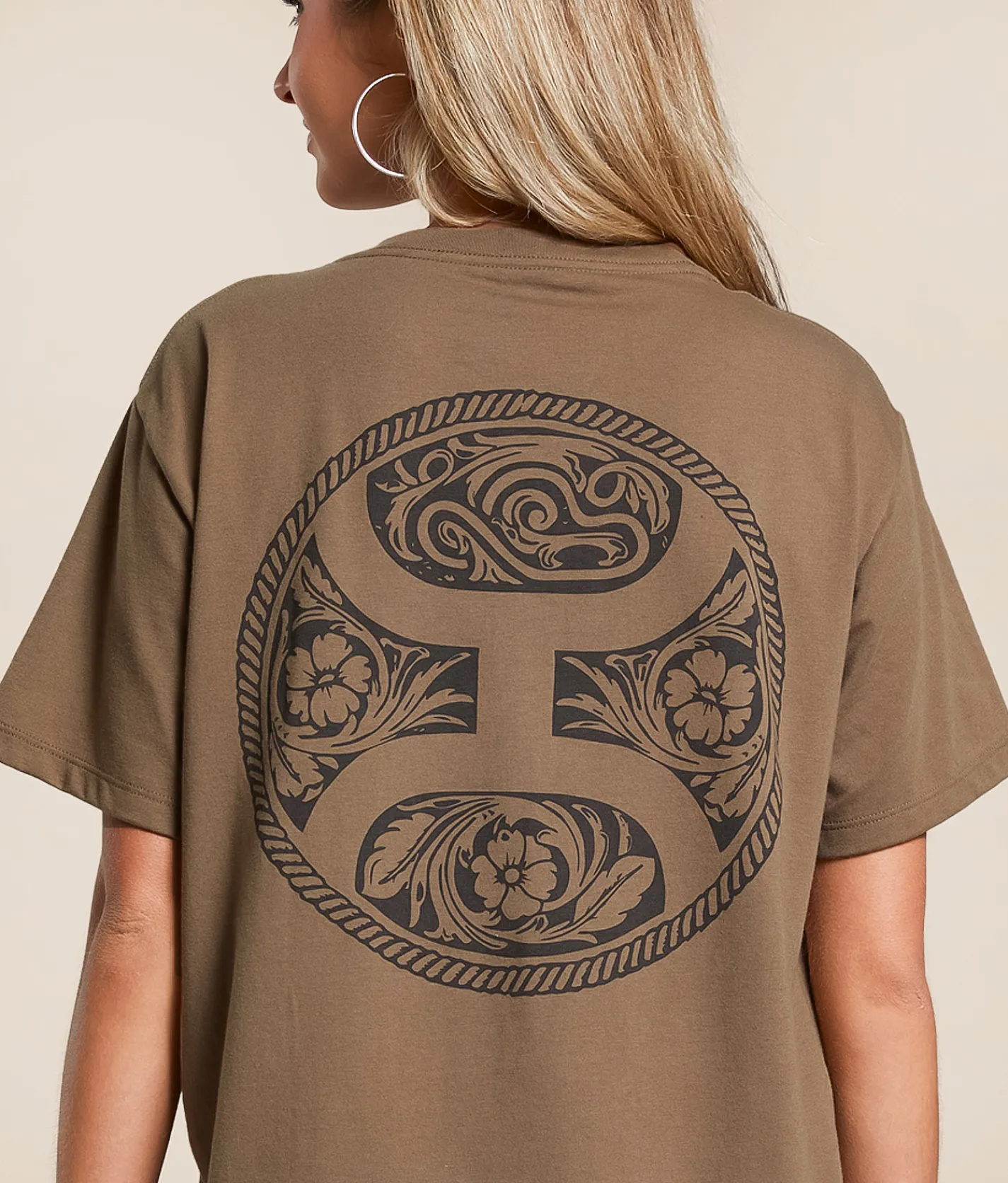 Tops | Hooey Concho T-Shirt Brown