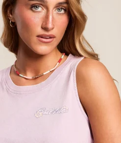 Tops | Salt Life Conch Shell Cropped Tank Top Pale Lavender