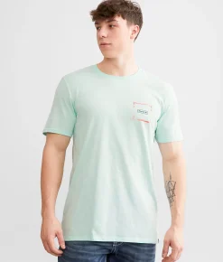 Graphic T-Shirts | Hurley Connection T-Shirt Aruba Blue