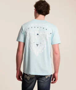 Tops|Graphic T-Shirts | American Fighter Conner T-Shirt Quiet Tide White