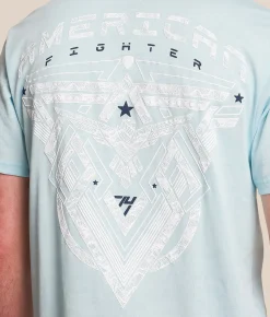 Tops|Graphic T-Shirts | American Fighter Conner T-Shirt Quiet Tide White