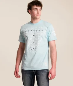 Tops|Graphic T-Shirts | American Fighter Conner T-Shirt Quiet Tide White