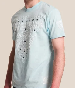 Tops|Graphic T-Shirts | American Fighter Conner T-Shirt Quiet Tide White