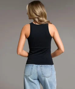 BKE core Contour Tank Top White Clearance