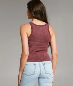 Tops | BKE core Contour Tank Top Thyme