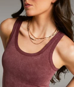 Tops | BKE core Contour Tank Top Thyme