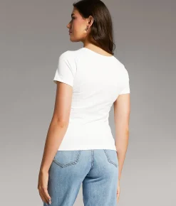 Tops | BKE core Contour Top White
