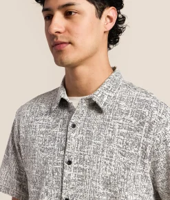 Tops | Nova Industries Contrast Shirt Ivory Black
