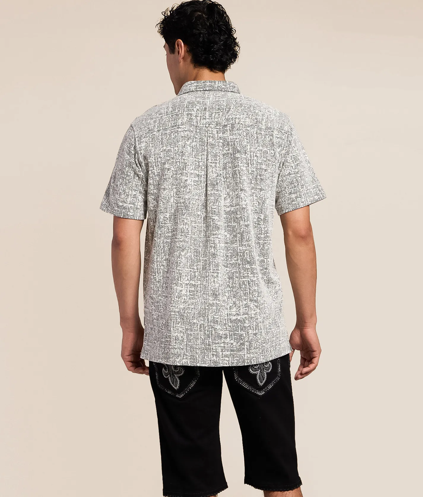 Tops | Nova Industries Contrast Shirt Ivory Black