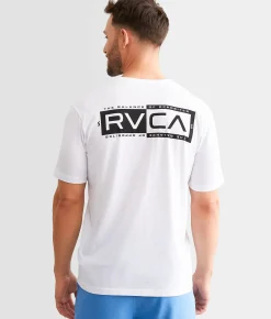 Graphic T-Shirts | RVCA Contrast Sport T-Shirt White