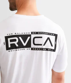 Graphic T-Shirts | RVCA Contrast Sport T-Shirt White