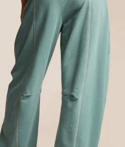 Bottoms | Gilded Intent Contrast Stitch Wide Leg Pant Trellis