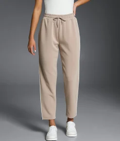 Bottoms | Buckle Black Contrast Striped Taper Pant Cobblestone