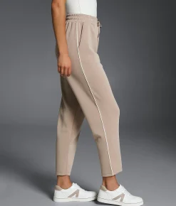 Bottoms | Buckle Black Contrast Striped Taper Pant Cobblestone
