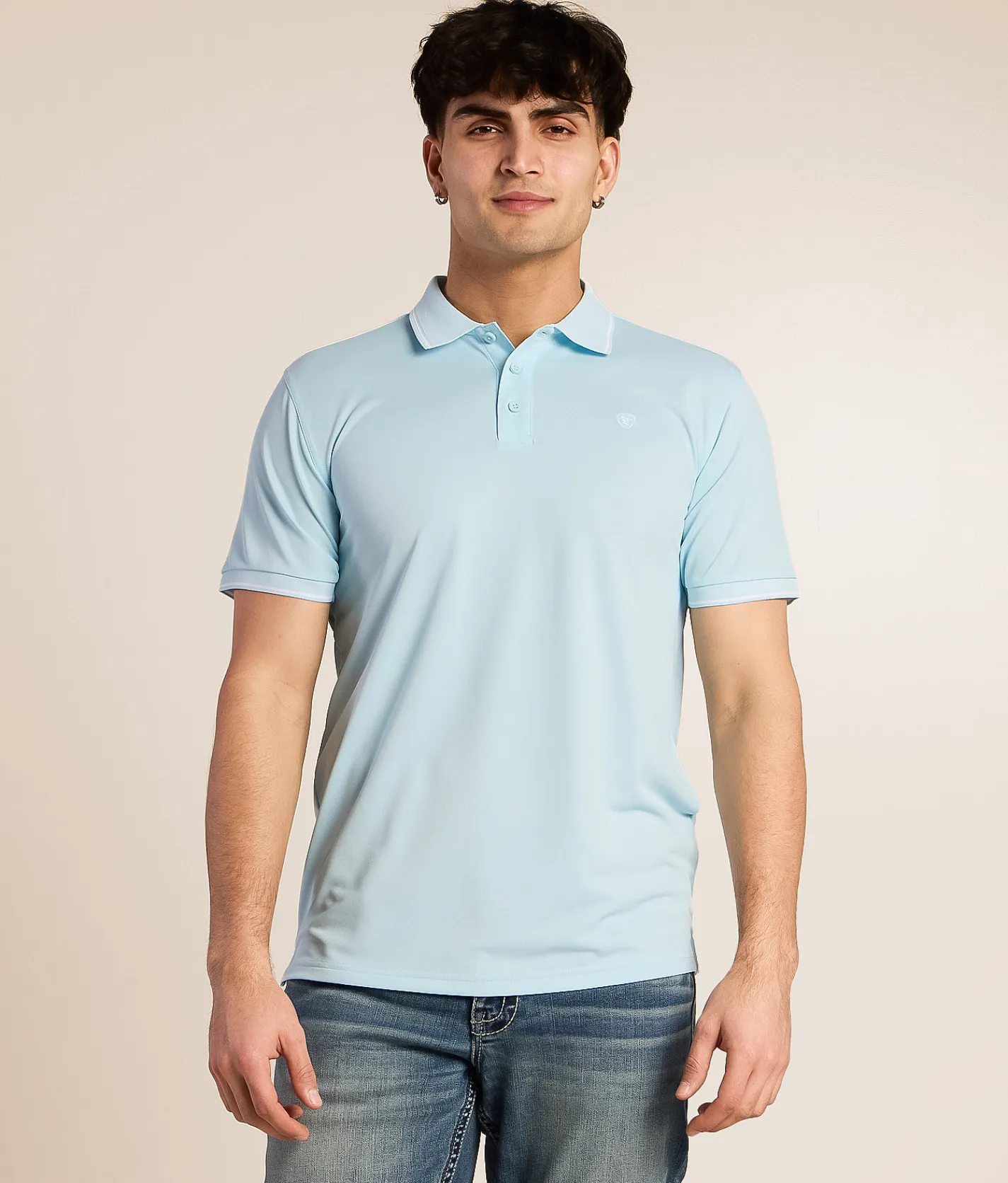 Tops | Ariat TEK Polo Cool Blue