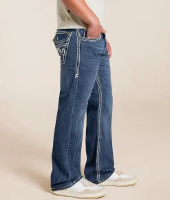Sale Jeans|Bottoms | Affliction Cooper Relaxed Straight Jean Lawson