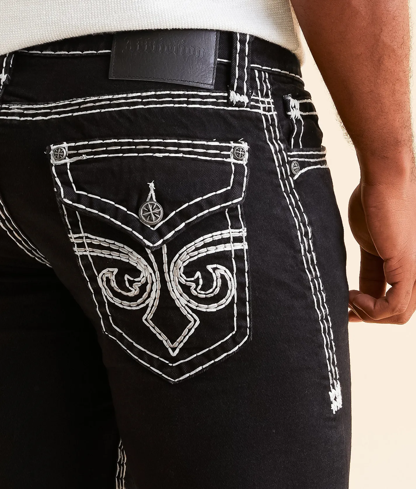 Sale Jeans|Bottoms | Affliction Cooper Straight Stretch Jean Black