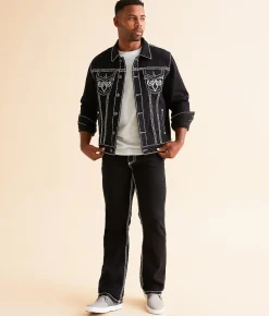 Sale Jeans|Bottoms | Affliction Cooper Straight Stretch Jean Black