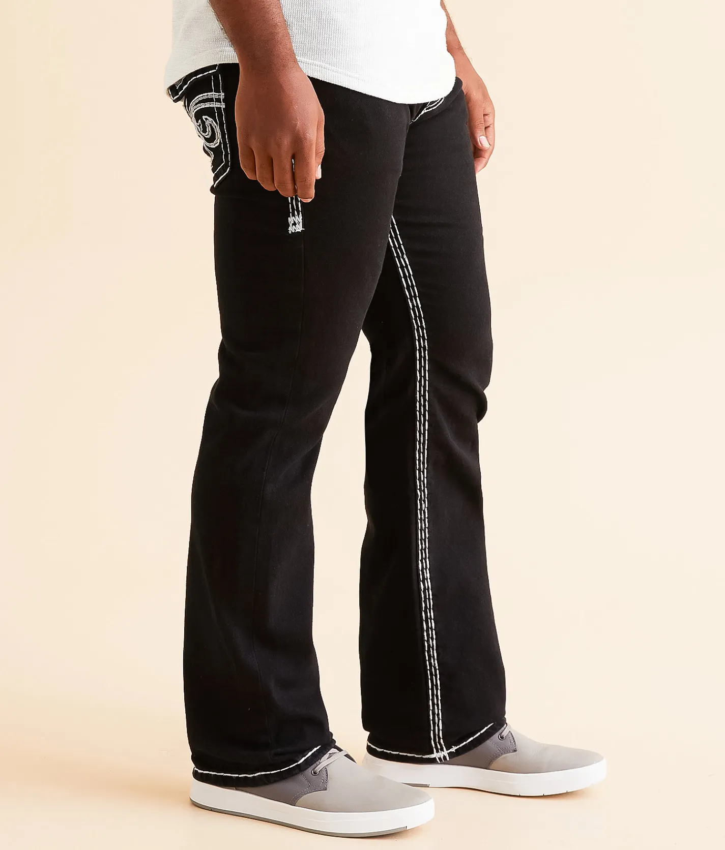 Sale Jeans|Bottoms | Affliction Cooper Straight Stretch Jean Black
