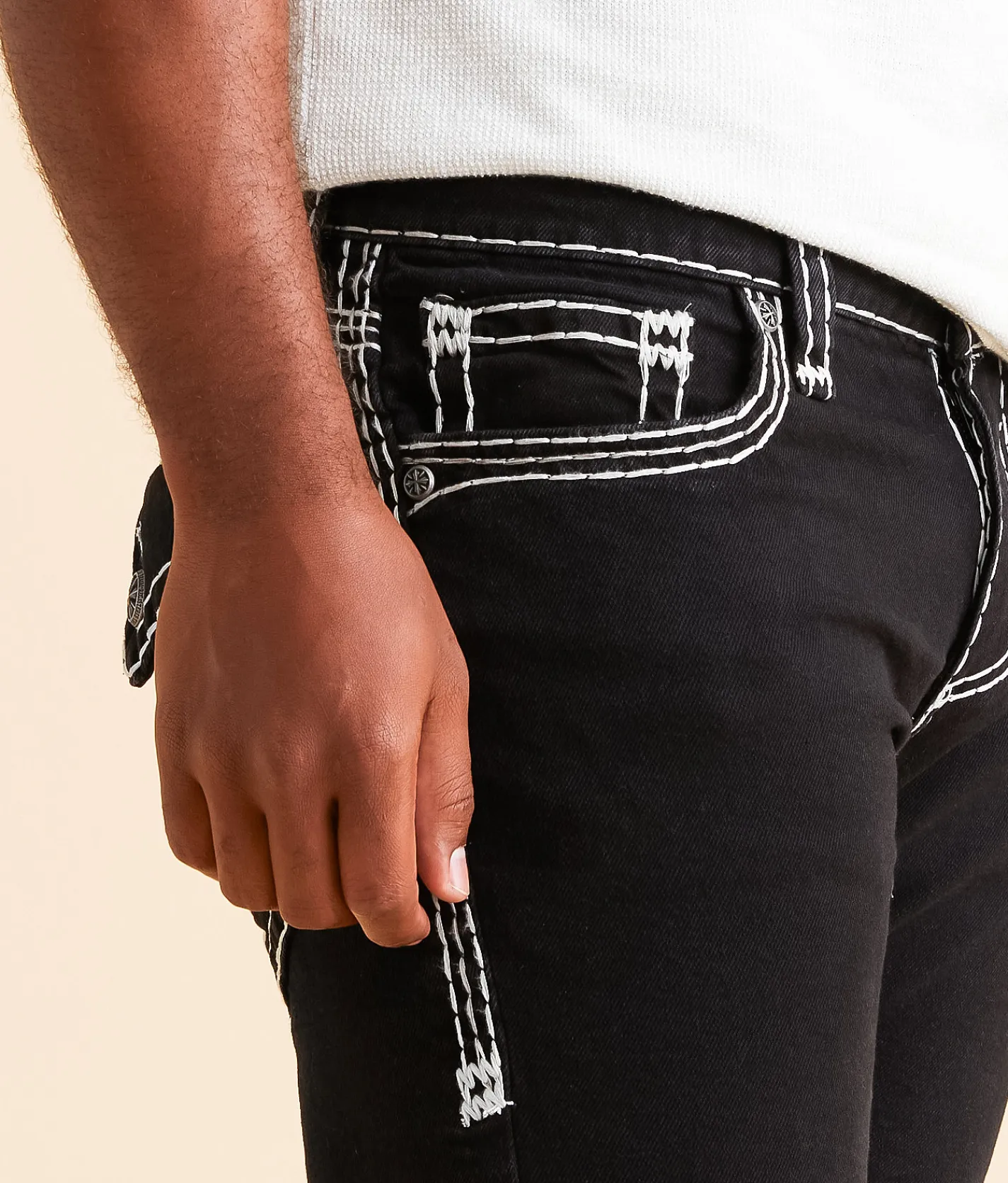 Sale Jeans|Bottoms | Affliction Cooper Straight Stretch Jean Black