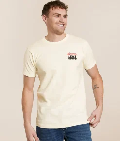 Brixton Coors Bandit T-Shirt Cream Best