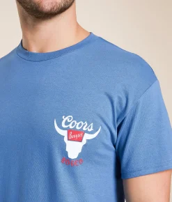 Brew City Coors Banquet Bandana T-Shirt Indigo Sale