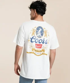 Graphic T-Shirts | Junkfood Coors Banquet Beer T-Shirt Vintage White