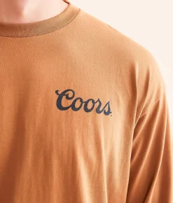 Graphic T-Shirts | tee luv Coors Banquet Beer T-Shirt Light Brown