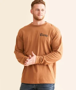 Graphic T-Shirts | tee luv Coors Banquet Beer T-Shirt Light Brown