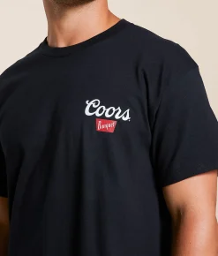 Brew City Coors Banquet Bull Rider T-Shirt Black Outlet