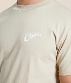 tee luv Coors Banquet Cowboy T-Shirt Sand Clearance