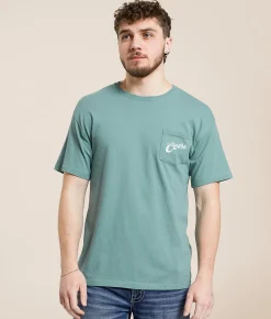 Graphic T-Shirts | tee luv Coors Banquet Cowboy T-Shirt Cypress Green