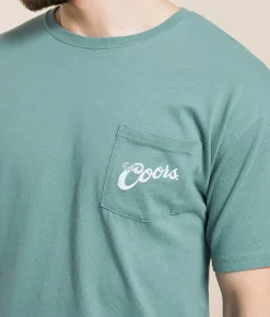 Graphic T-Shirts | tee luv Coors Banquet Cowboy T-Shirt Cypress Green