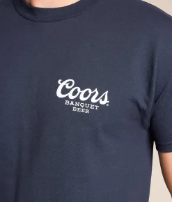 tee luv Coors Banquet Diamond T-Shirt Navy Sale