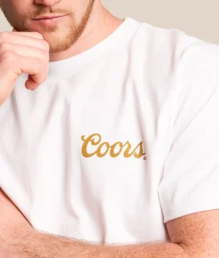 Tops|Graphic T-Shirts | tee luv Coors Banquet Golden T-Shirt White