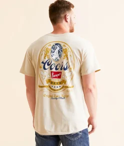 Brew City Coors Banquet Heritage T-Shirt Sand New