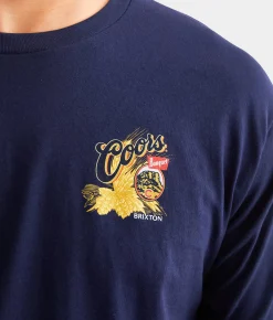 Graphic T-Shirts | Brixton Coors Banquet Hops T-Shirt Navy