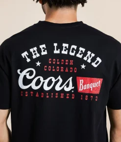 Tops|Graphic T-Shirts | Screen Stars Coors Banquet Logo T-Shirt Black