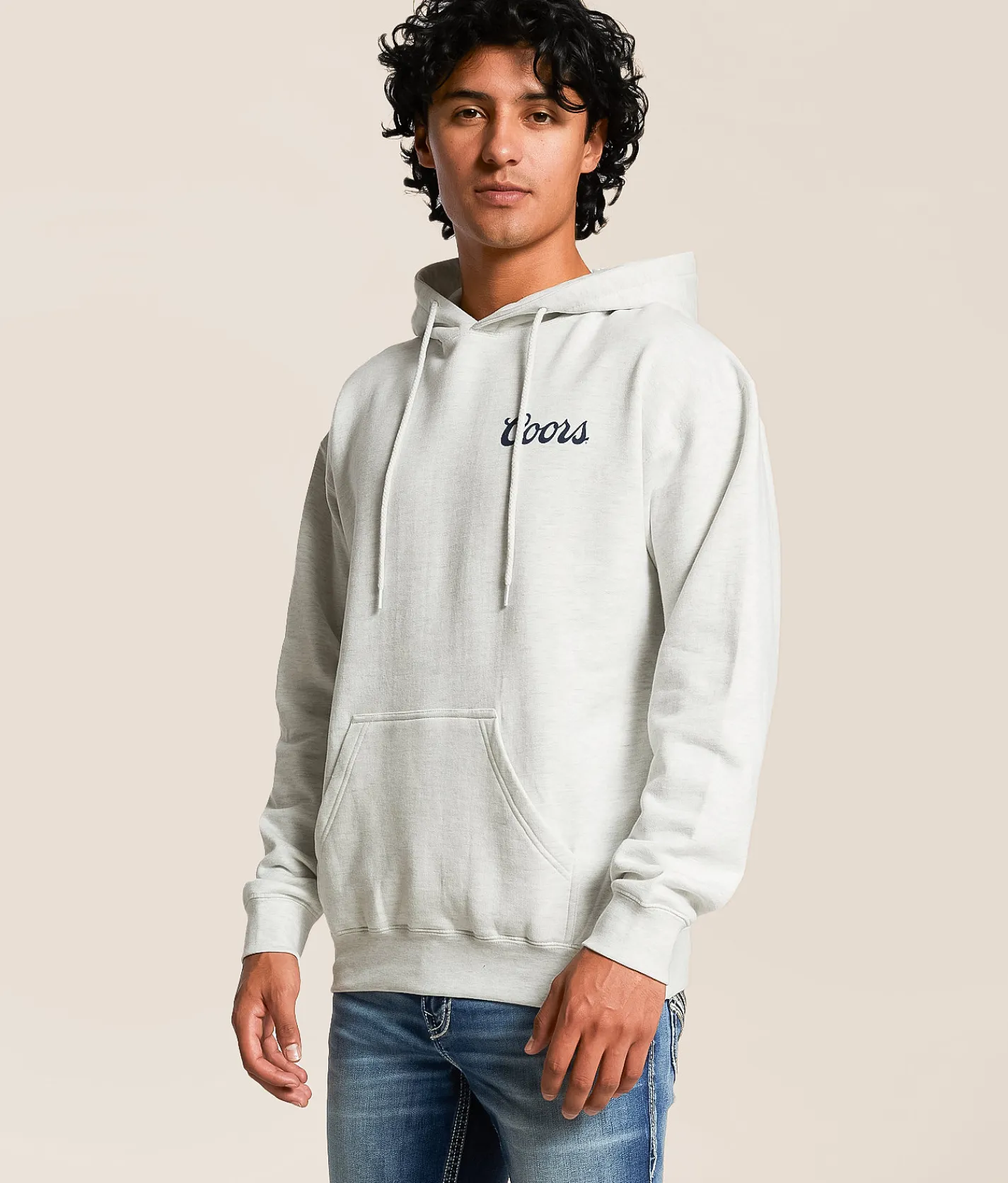 Tops | tee luv Coors Banquet Mountain Hooded Sweatshirt Ash