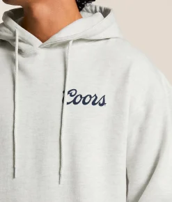 Tops | tee luv Coors Banquet Mountain Hooded Sweatshirt Ash