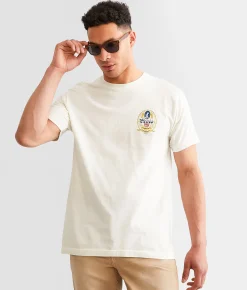 Brixton Coors Banquet Mountain T-Shirt Cream Online