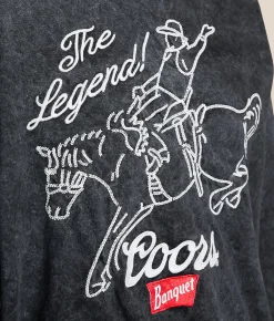 Tops | Changes Coors Banquet Pullover Washed Black