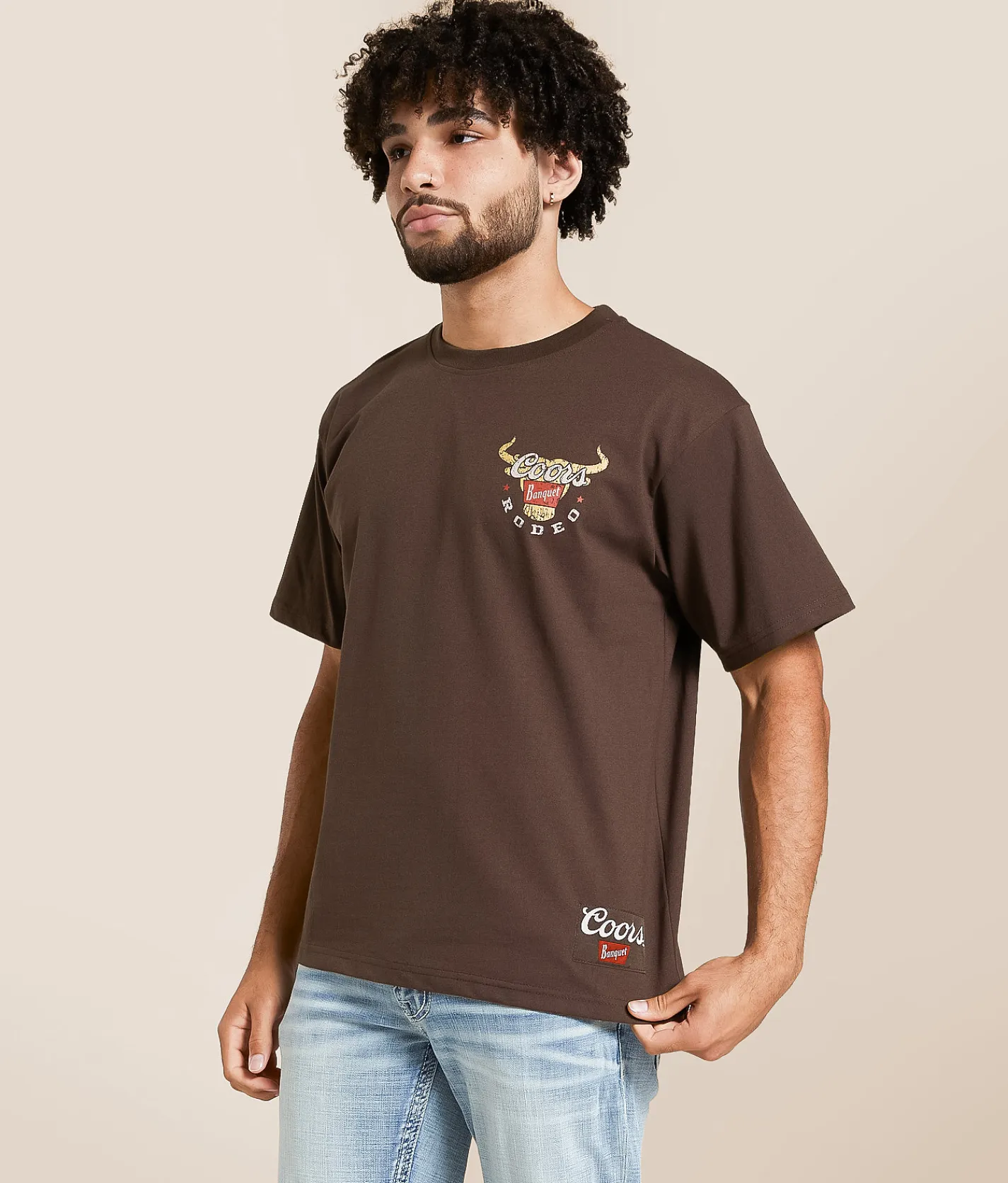 Changes Coors Banquet Rodeo T-Shirt Dark Brown Best