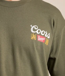 Tops|Graphic T-Shirts | tee luv Coors Banquet Rodeo T-Shirt Surplus Green