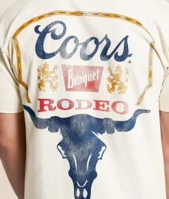 Tops|Graphic T-Shirts | tee luv Coors Banquet Rodeo T-Shirt Cream